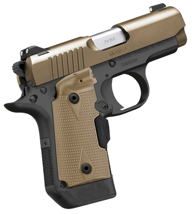 KIMBER MICRO 9 DESERT TAN 9MM 3.15